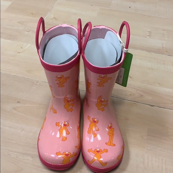 elmo rain boots